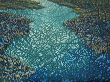 Mangroves - Oil on canvas 46cmx60cm